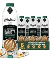 Elmhurst front packaging 32oz carton showing brand and clean ingredients benefit