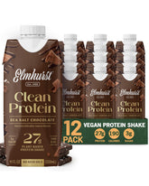 Elmhurst front packaging showing 12-pack and nutrition highlights for quick selection