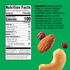 Emerald detailed close-up of nut and cranberry texture highlighting freshness and crunch benefit