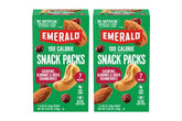 Emerald front packaging showing cashews, almonds and cranberries and convenient grab-and-go benefit
