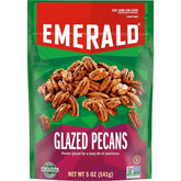 Emerald front packaging showing pouch and brand for easy snacking