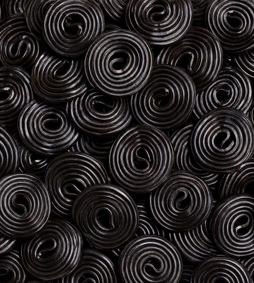 EMPORIUM front bag view showing 1 lb bulk and classic licorice appeal