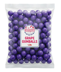 EMPORIUM CANDY close-up of purple gumball texture highlighting chew quality