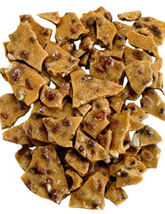 EMPORIUM CANDY front packaging showing 1 lb brittle, clear labeling and appeal