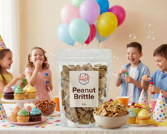 EMPORIUM CANDY cracked brittle texture revealing crisp snap and quality