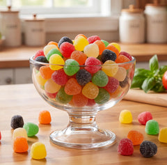 Emporium Candy gumdrop cross-section showing soft chewy texture