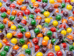 EMPORIUM bag front view showing jawbreakers and vibrant colors, ideal for parties