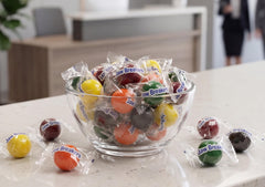 EMPORIUM individually wrapped jawbreakers ready for distribution and hygienic sharing