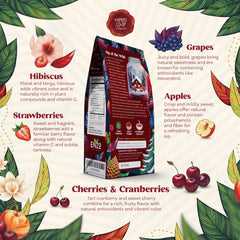 Enzo's Private Selection brewed cup with deep red color and vibrant fruit aroma