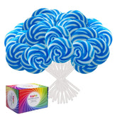 EORA front packaging showing bright swirl lollipops and quantity information