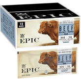Epic front packaging showing 12-count box and on-the-go convenience