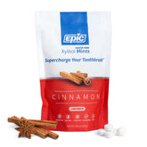 Epic cinnamon mints front packaging showing bulk 1000 count and brand