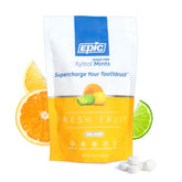 Epic mint jar front packaging showing label and bulk count benefit