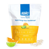 Epic Fresh Fruit gum front packaging showing brand and quantity for quick identification