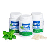 Epic spearmint front packaging showing tubs and brand for quick grab-and-go freshness