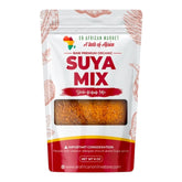 ER African Market Suya Mix front packaging showing label and weight for authentic flavor