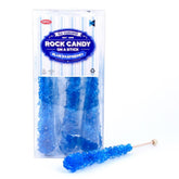 Espeez front packaging showing 12 blue rock candy sticks and bright branding benefit