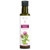 Essences Bulgaria front bottle view showing premium organic milk thistle oil and packaging benefit