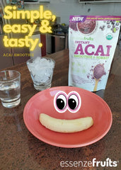 Essenzefruits prepared açaí bowl in kitchen for quick nutritious meal