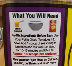 Everton can next to measuring cup showing yield and batch-sizing benefit