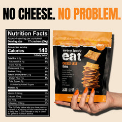 Every Body Eat close up of cracker texture showing crisp crunch and savory seasoning