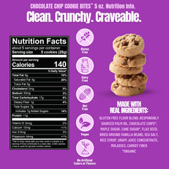 Every Body Eat cookie bites close-up showing chocolate chips and crunchy texture benefit appetite satisfaction