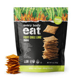 Every Body Eat front packaging showing fiery chile lime flavor and benefits