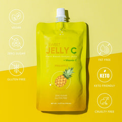 EVERYDAZE close-up pouch label detail highlighting vegan and sugar-free benefits