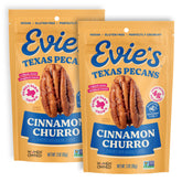 Evie's front packaging showing snack bag and clear branding for grab-and-go enjoyment