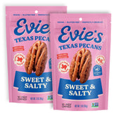 Evie's front packaging showing two 3 oz bags and grab-and-go convenience