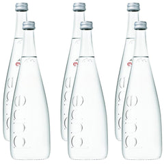 Eviian glass bottle front view showing elegant label and preserved flavor