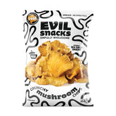 EVIL SNACKS front packaging showing brand and sea salt umami flavor for clear shelf appeal