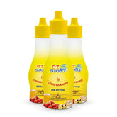 EZ-Sweetz front packaging showing three 2 oz bottles and pack convenience
