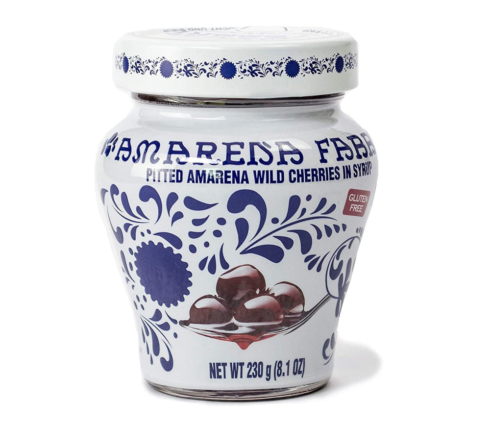 Fabbri jar front view showing label and elegant packaging benefit: authentic look
