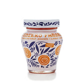 Fabbri jar front view showing premium preserved ginger and clear syrup benefit