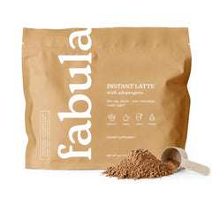 Fabula front packaging showing bag and serving suggestion for calm focus