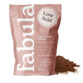 Fabula packaging front view showing brand and fresh-ground benefits