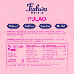 FADWA MASALA close-up spoon with spice mix highlighting texture and aroma