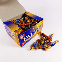 Falim close-up of gum texture showing smooth fruit-flavoured surface benefit