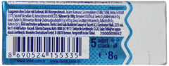 Falim single gum piece close-up displaying texture and sugarless benefit