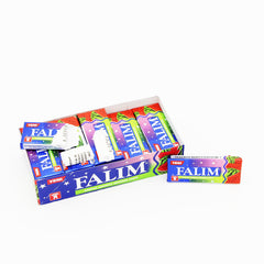 Falim watermelon piece close-up revealing texture and chewable benefit