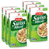 Familia box front showing no added sugar and wholegrain benefits