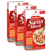 Familia front packaging showing product and serving suggestion benefit: clear cereal info