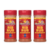 Famous Dave's front packaging showing bottle and label, adds convenience