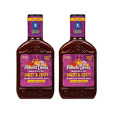Famous Dave's front packaging showing two-bottle 40 oz pack and product benefit