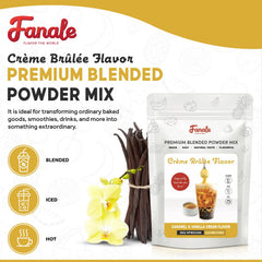 Fanale powder close-up texture highlighting fine particles for quick dissolving