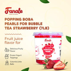 Fanale pearls in bubble tea glass adding color and burst-of-flavor benefit