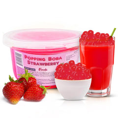 Fanale front packaging showing 1 lb popping boba, convenient ready-to-use topping