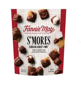 Fannie May front packaging showing 14 oz bag and branding, convenient gifting