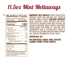 Fannie May open box revealing assorted mint meltaways ready to share